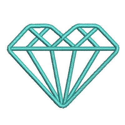 Matriz de matriz Matriz De Bordado Diamante Vazado 6 Cm
